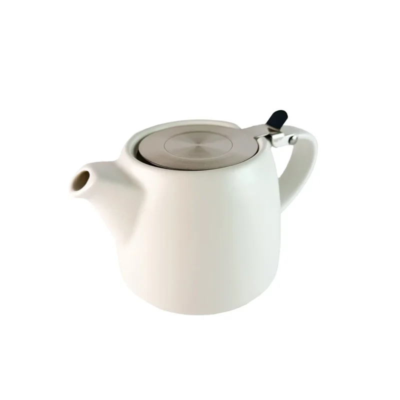 Keramikinis arbatinukas „Kubik“ su metalinių dangčiu