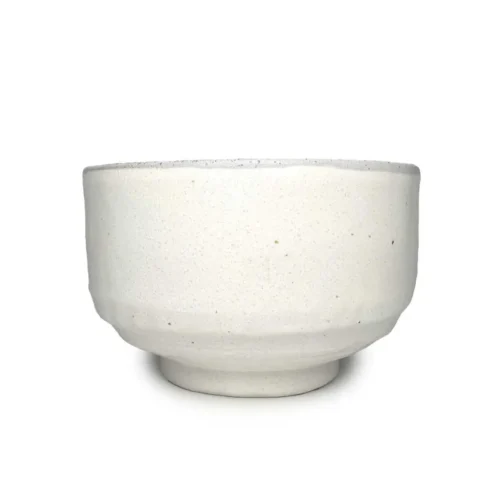 Matcha Chawan baltas keramika šonas