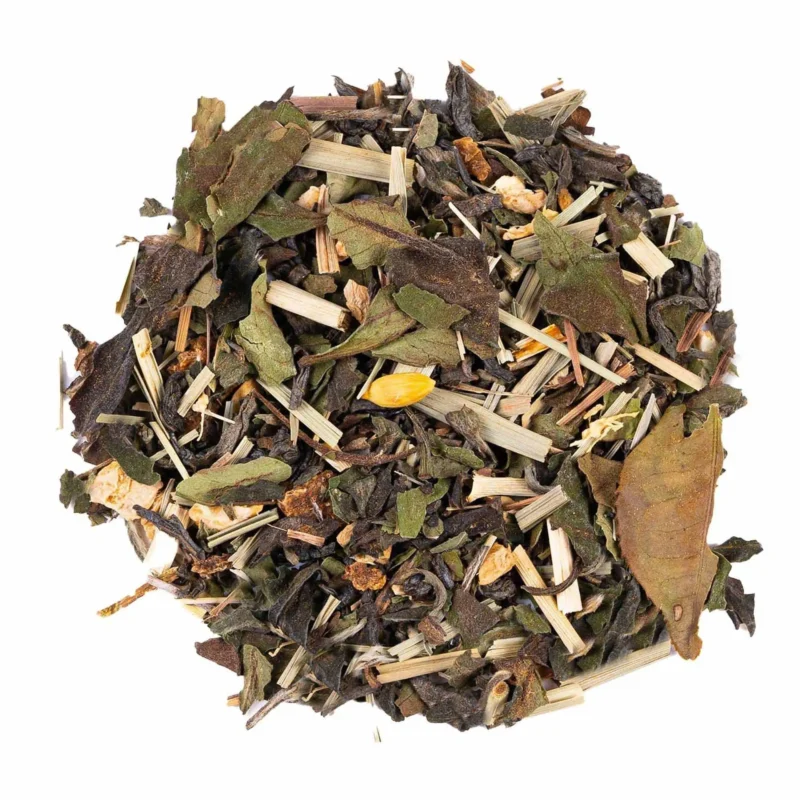 BAL30003-01 Baltoji arbata „Imbieras - mėta“ – gaivinantis arbatos mišinys su imbieru