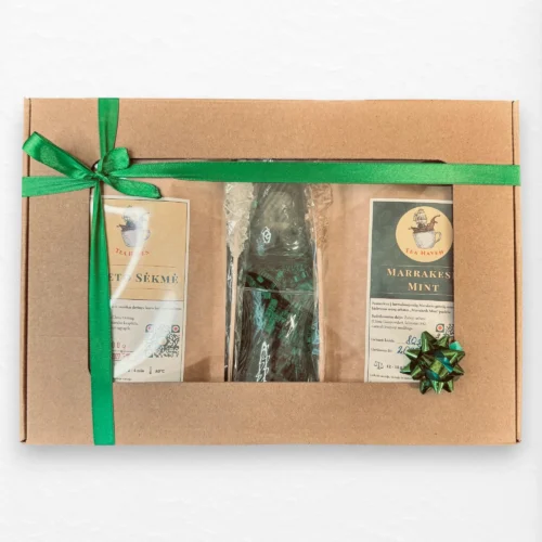 Dovanų rinkinys „Rytų pasaka“ su „Armudu“ stiklinėmis ir arbata