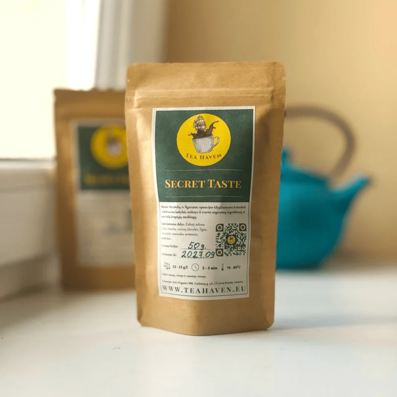Žalioji arbata Secret Taste - Doy Pack