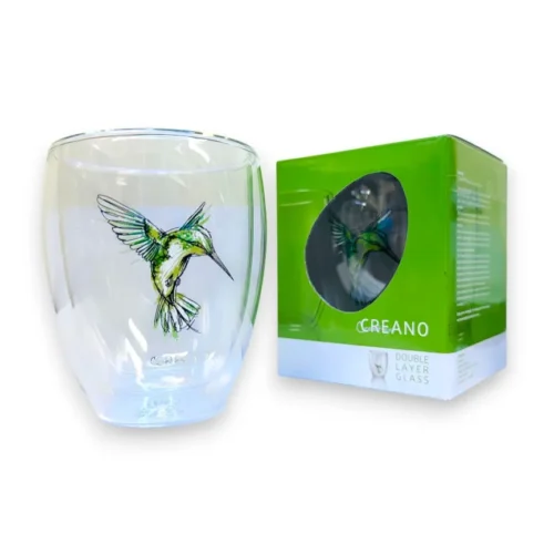 Termo puodelis Hummi su kolibriu ir dovanų pakuote