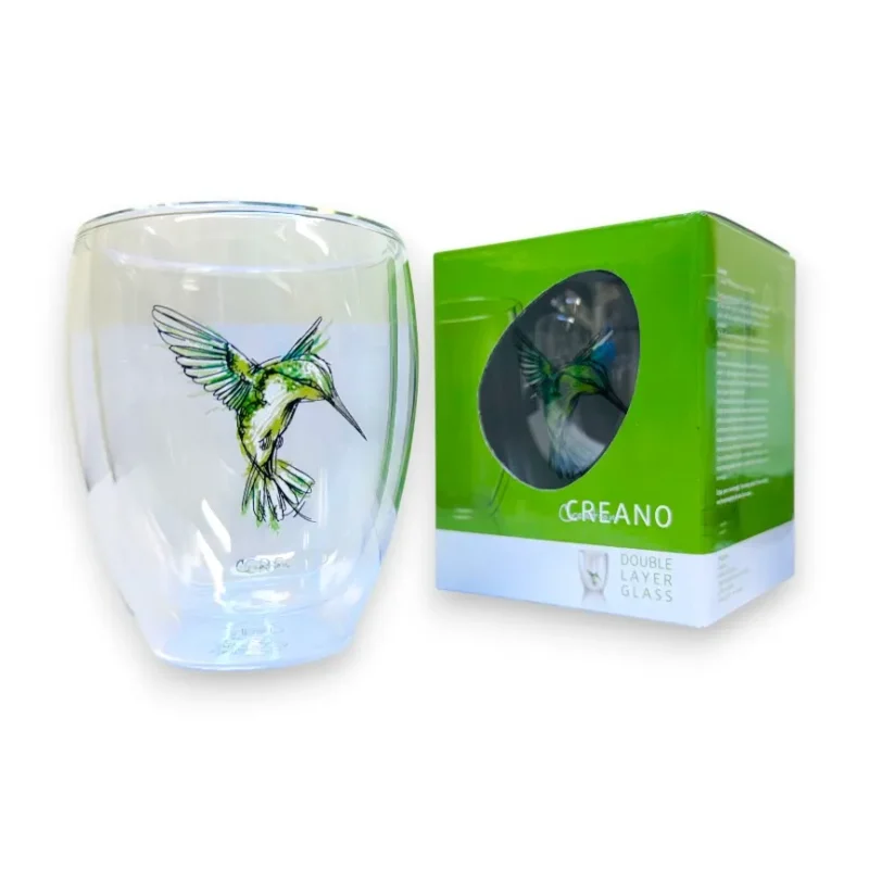 Termo puodelis Hummi su kolibriu ir dovanų pakuote