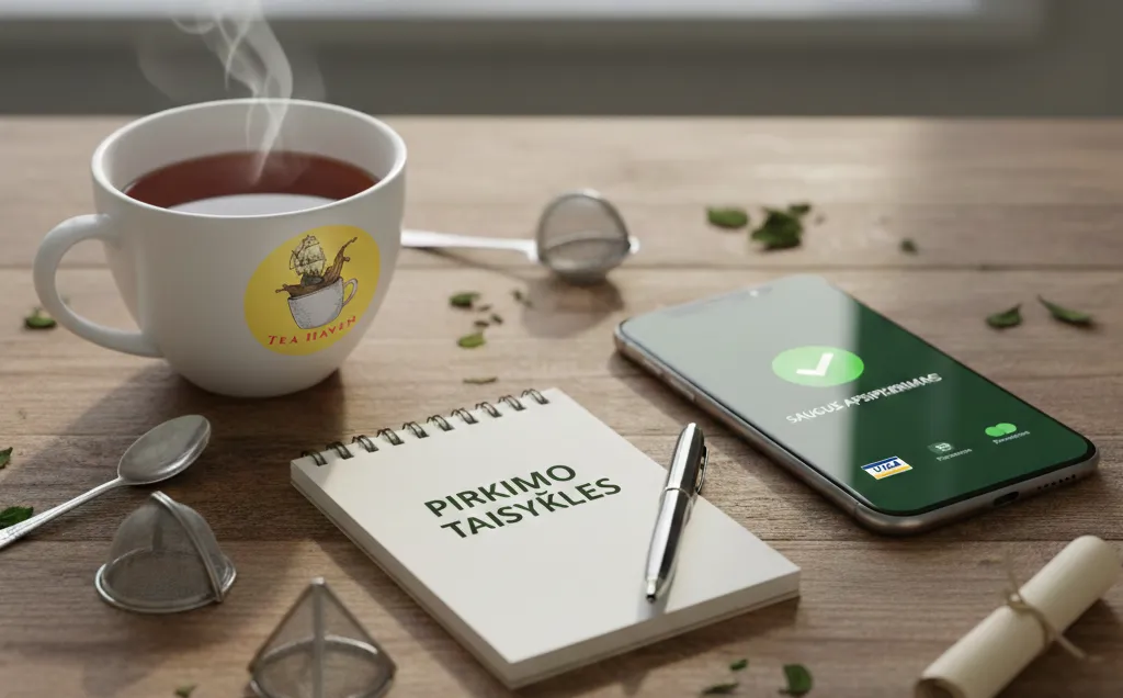 Tea Haven pirkimo taisyklės ir sąlygos