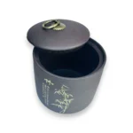 SK00106-02 Atidarytas sandarus keramikinis indas arbatai su plačiu kakleliu