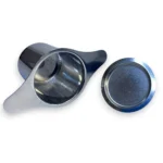 Atidarytas arbatos sietelis ir dangtelis iš viršaus