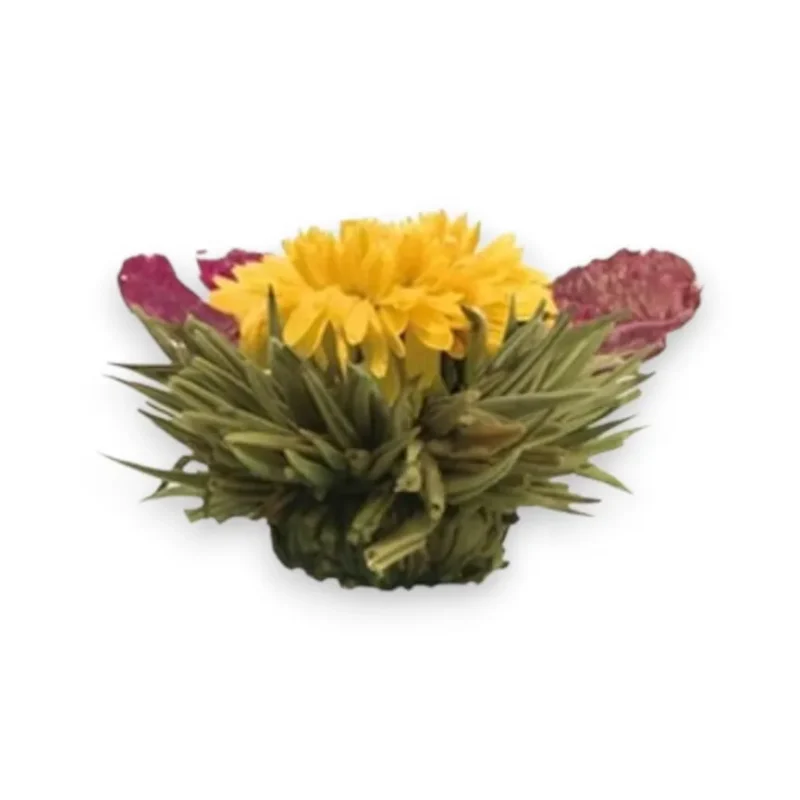 Žydinti arbata su medetka ir bijūnu