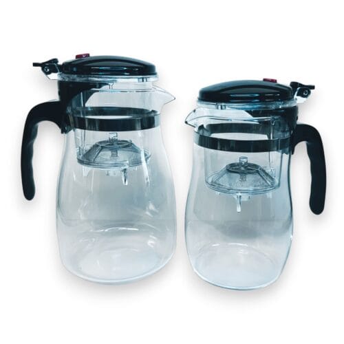 Pradžia 12 Stikliniai arbatinukas su mygtuku Gunfu: 750ml ir 900ml talpos palyginimas