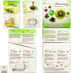 CRE-047-04 Žydinti arbata su puodeliu Creano Teelini – informacinė dovanų rinkinio pakuotė