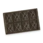 PUE50004-01 Presuota Pu-erh arbata - plytelė 500 g padalinta į sekcijas su tradiciniu ornamentu
