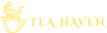 Tea Haven pailgas heder logotipas – aukščiausios kokybės arbata