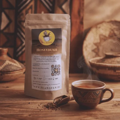 Natūrali Honeybush (Medaus krūmo arbata) iš Pietų Afrikos autentiškoje aplinkoje