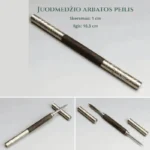SK00138-02 Juodmedžio arbatos adata ir peilis: 16.3 cm ilgis ir 1 cm skersmuo